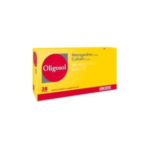 Oligosol Manganèse Cobalt 28 ampoules