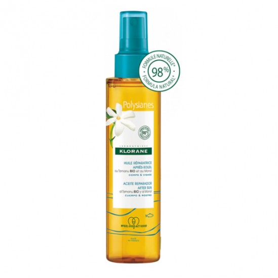 Klorane polysiane huile réparatrice après-soleil 150ml