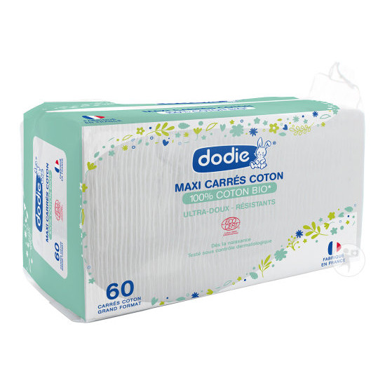 DODIE CARRES COTON BIO PAQ 60