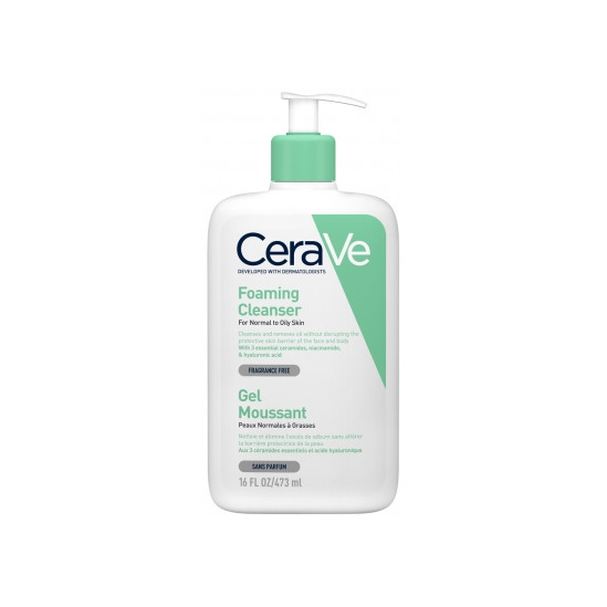 CERAVE GEL MOUSSANT POMPE 473ML