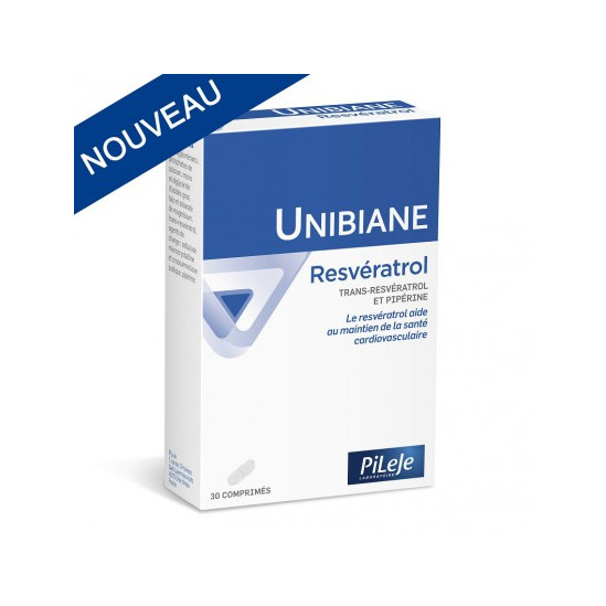 PILEJE UNIBIANE RESVERATROL CPR BTE 30