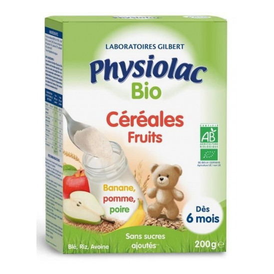 PHYSIOLAC CEREALES BIO FRUITS 200G