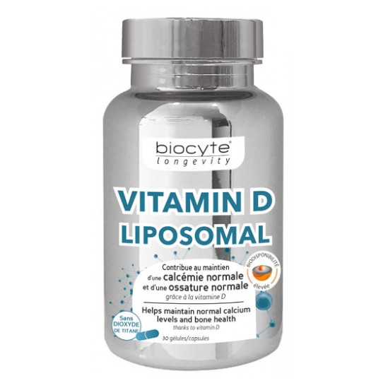 BIOCYTE VITAMINE D LIPOSOMAL Gélules boite 30