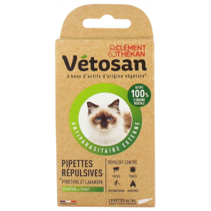 VETOSAN PIPET REPULSIV CHATON/CHAT 2X1ML