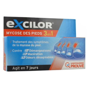 EXCILOR MYCOSE PIEDS 3 EN 1