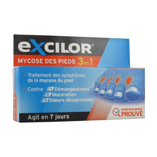 EXCILOR MYCOSE PIEDS 3 EN 1