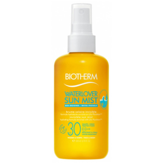 Biotherm waterlover sun mist spf30 brume solaire invisible 200ml