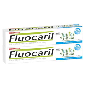 FLUOCARIL Dentifrice Junior 6-12 Ans Bubble 2x75ML