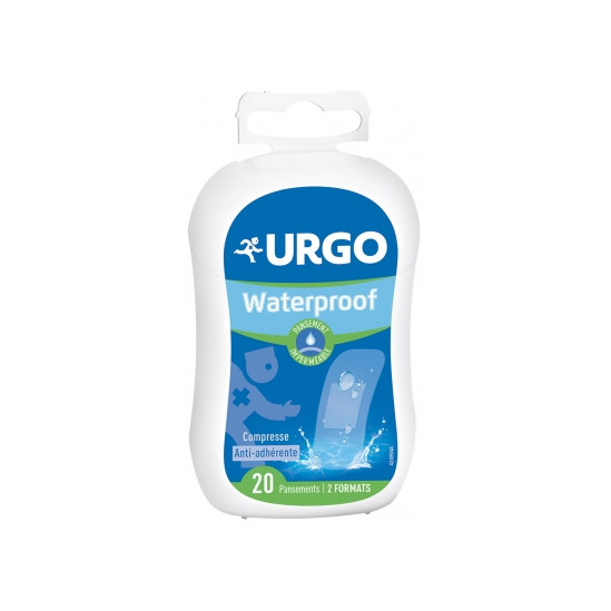 URGO PANS WATERPROOF TRANSP BTE 20