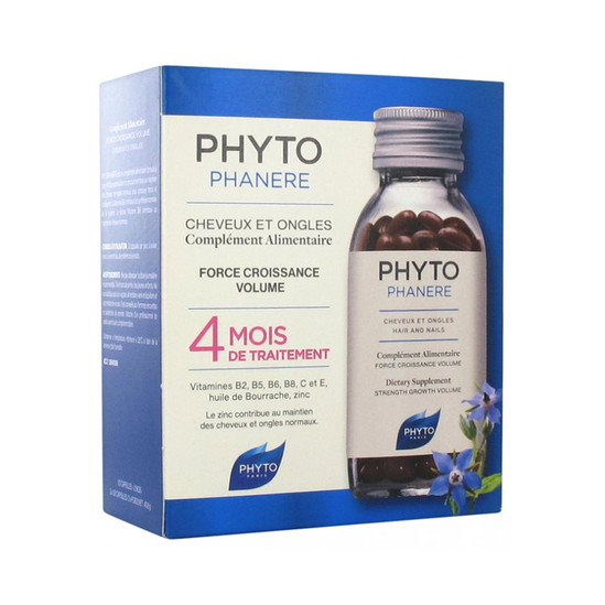 PHYTO Phytophanère Cheveux et Ongles Capsules boite de 240