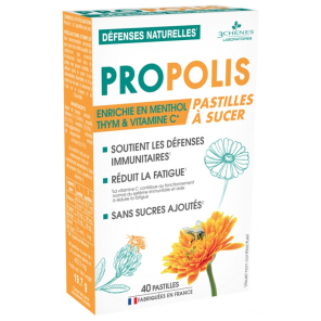3 Chênes Propolis Pastille 40
