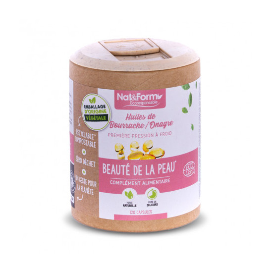 Nat & Form Onagre-bourrache 120 capsules
