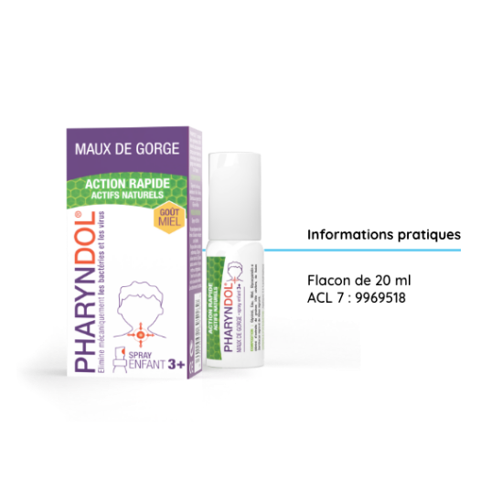 PHARYNDOL Spary Buccal Enfant 20ML