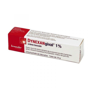 Dynexangival 1% crème buccale tube 10g