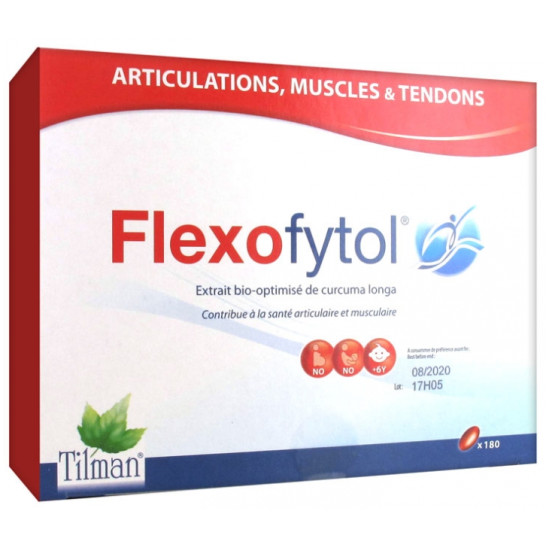 Flexofytol confort articulations musles et tendons boite de 180 capsules 