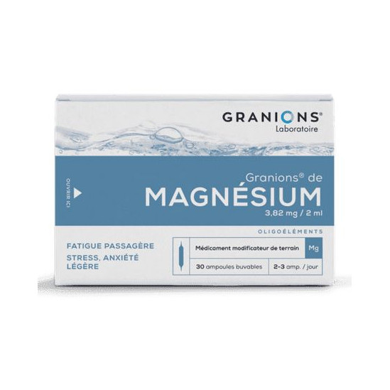 Ea Pharma Granions de Magnésium 30 ampoules 