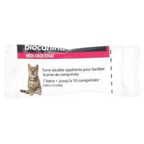 BIOCANINA MEDI-CROC CHAT BARRE 10G