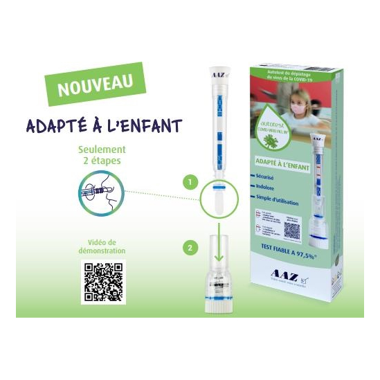 AUTO TEST NASAL COVID ENFANT AAZ UNITE