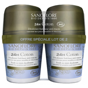 SANOFLORE DEO BILLE PURETE DE LIN 2X50ML