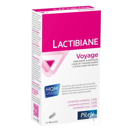 PILEJE Lactibiane Voyage Gélules boite de 14