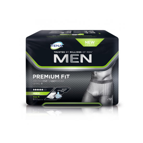 TENA MEN NIV 4 PREMIUM FIT M PAQ 12