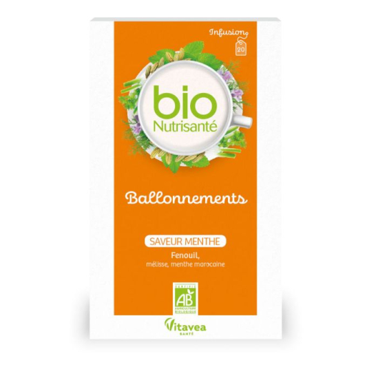 Vitavea Infusion Ballonnements Bio 20 Sachets