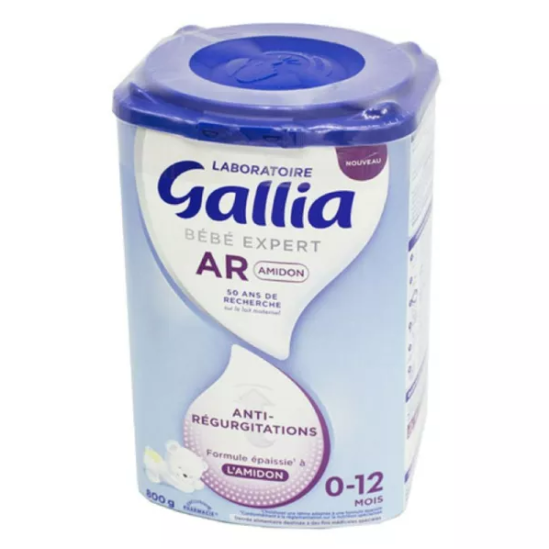 GALLIA Bébé Expert AR Amidon 800g - Anti Régurgitations Nourrissons 0 à 12 Mois