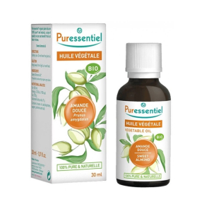 PURESSENTIEL Huile végétale d'amande douce Bio - 50ml