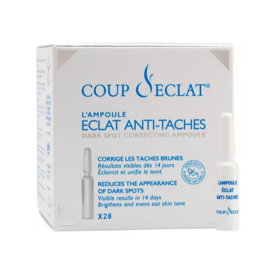 COUP D'ECLAT 28 ampoules éclat anti-taches
