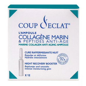 COUP D'ECLAT 12 ampoules Collagène marin et peptides anti-âge