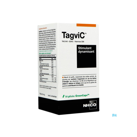 Nhco tagvic stimulant dynamisant 56 gélules