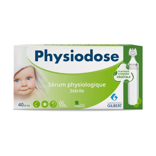PHYSIODOSE SERUM PHYS VEGETAL 5ML BTE 40