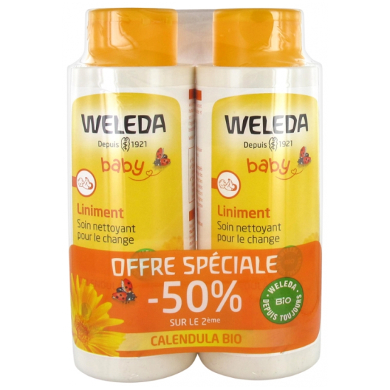 WELEDA Baby Liniment Calendula Lot de 2x400 ml