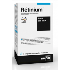 Nhco rétinium santé des yeux 28 comprimés et 28 capsules