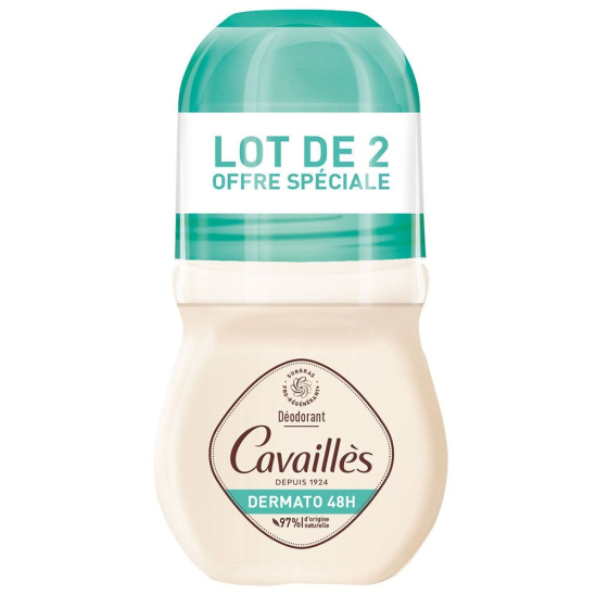 ROGÉ CAVAILLÈS Déodorant Roll-On 48H 2x50ml