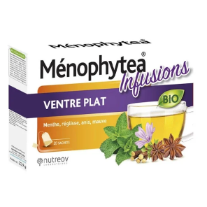 MENOPHYTEA Infusion Ventre Plat 20 Sachets