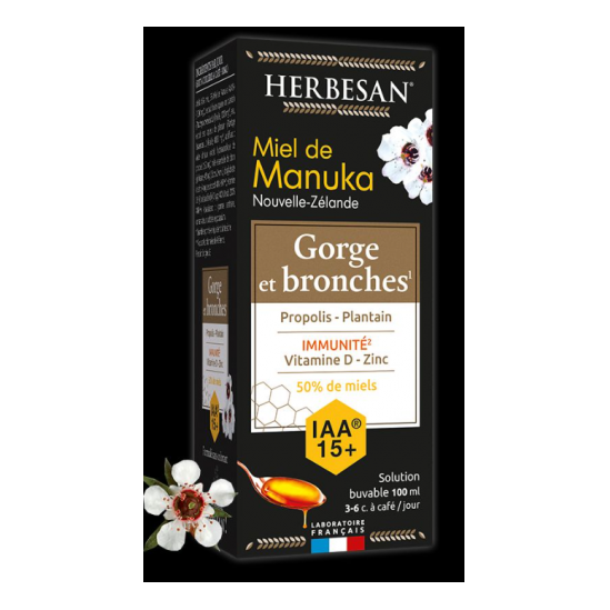 HERBESAN SIR GORGE/BRONCHE MIEL 100ML