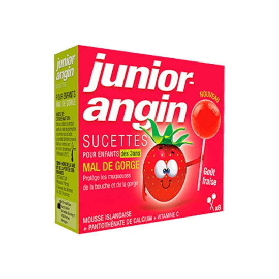 JUNIOR ANGIN SUCETTES BTE 8
