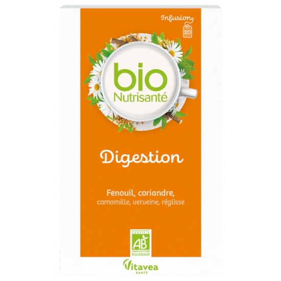 NUTRISANTE Infusion Digestion Bio Sachets boite de 20