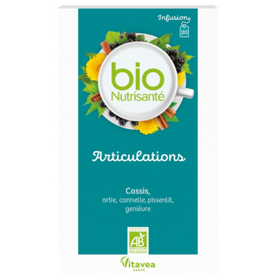 NUTRISANTE Infusion Articulations Bio Sachets boite de 20