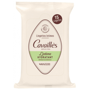 ROGE CAVAILLES Lingettes Intimes Hydratant 15 lingettes