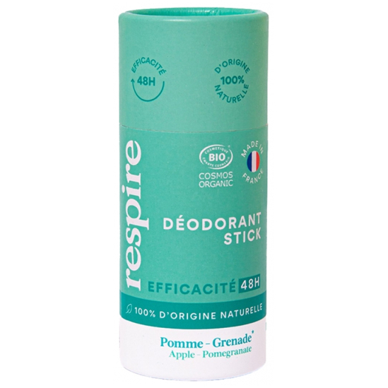 RESPIRE Déodorant Stick Pomme-Grenade Bio 50 g