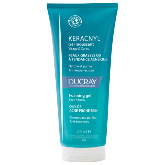 DUCRAY Keracnyl Gel Moussant 200 ml
