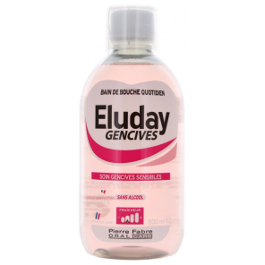 ELUDAY Gencives Bain de Bouche Quotidien 500 ml