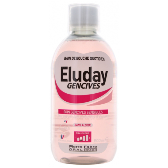 ELUDAY Gencives Bain de Bouche Quotidien 500 ml