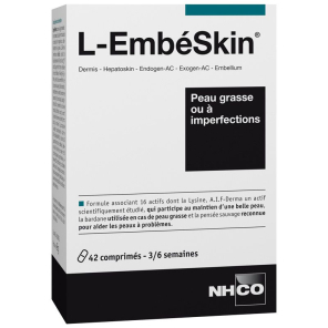 NHCO L-EmbéSkin Peaux Grasse à Imperfections Comprimés boite de 42
