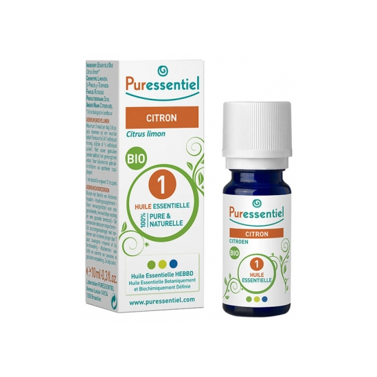 PURESSENTIEL Huile Essentielle de Citron Bio 10ML