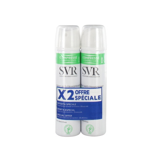 SVR Spirial Déodorant Anti-Transpirant 2 x 100 ml