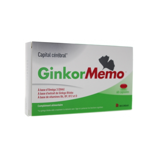 GINKOR MEMO 60 CAPSULES