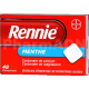 RENNIE Comprimés à Croquer Menthe Verte boite de 48